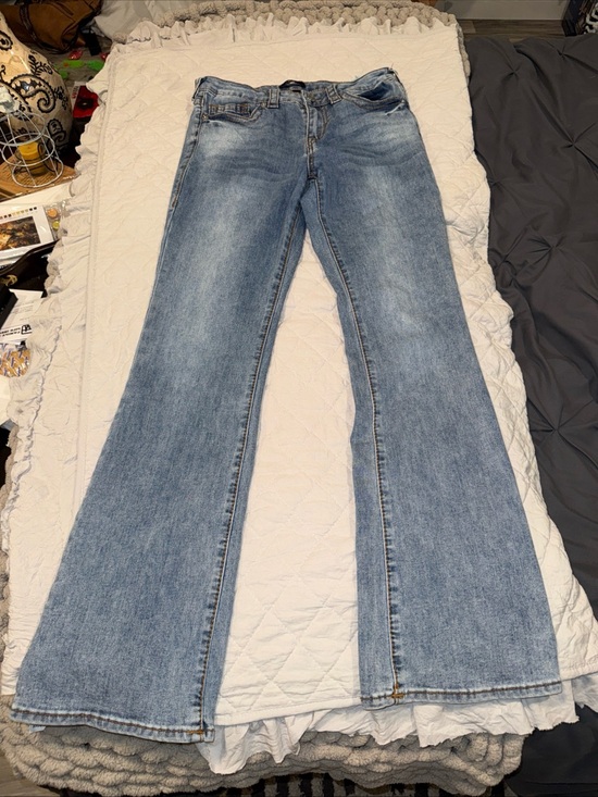 True Religion Becca Denim - True Religion Jeans Womens 29/31.5” Bootcut Becca Mid Rise Denim Medium Wash